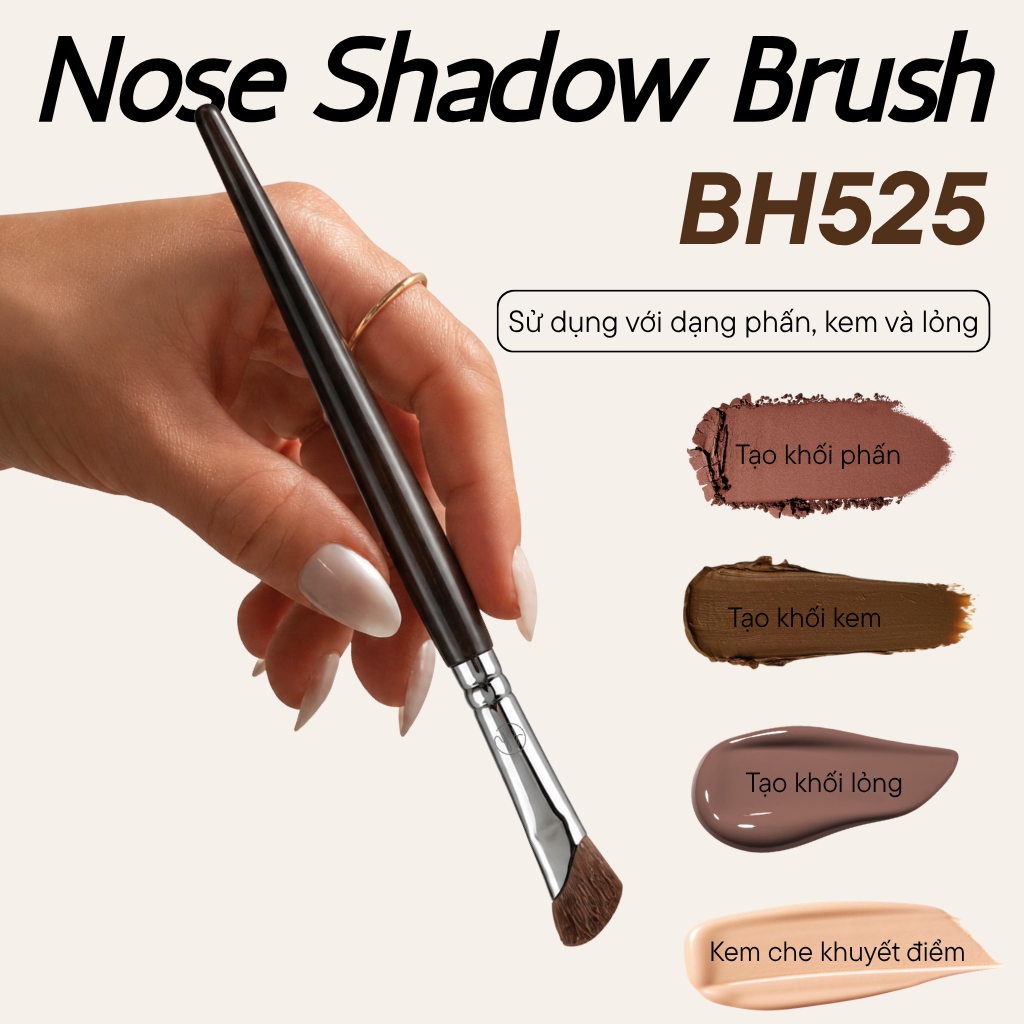 Cọ Tạo Khối Mũi BH Cosmetics Nose Shadow Brush BH525